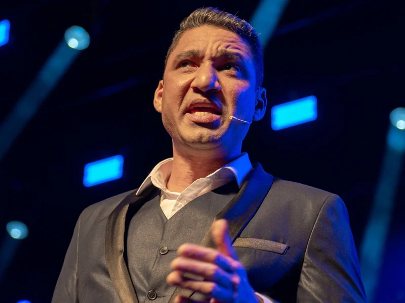 Lucio em palco · paixão